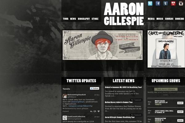 aarongillespie.com site used Skortheme