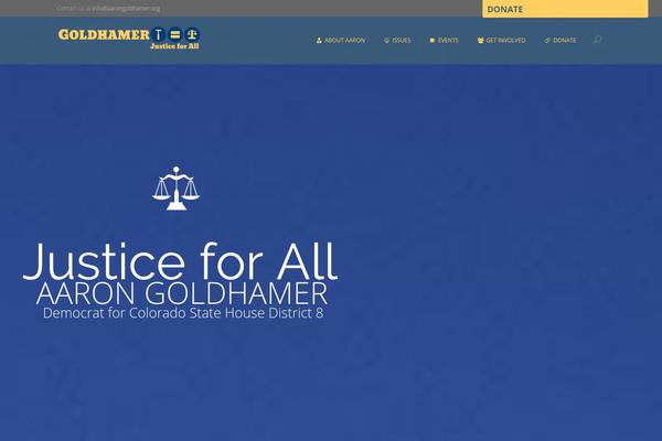 Politics theme site design template sample