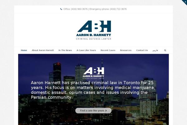 Total Child theme site design template sample