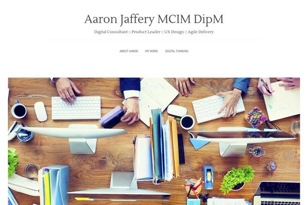 Hoffman theme site design template sample