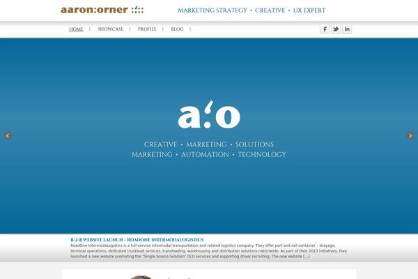 aaronorner.com site used City-store
