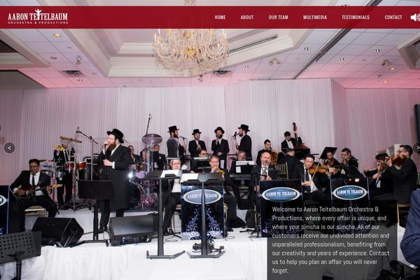JamSession theme site design template sample