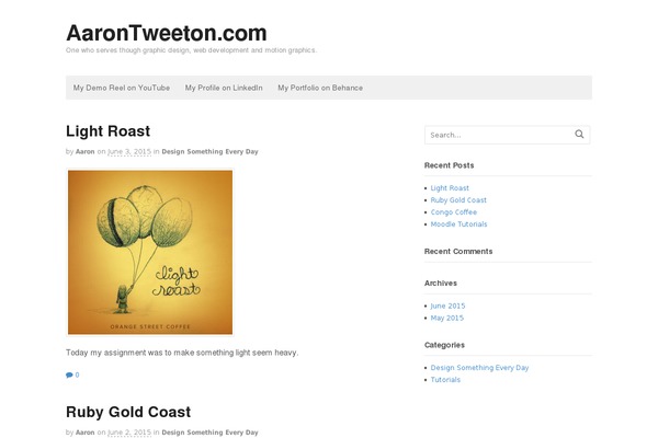 Frost theme site design template sample