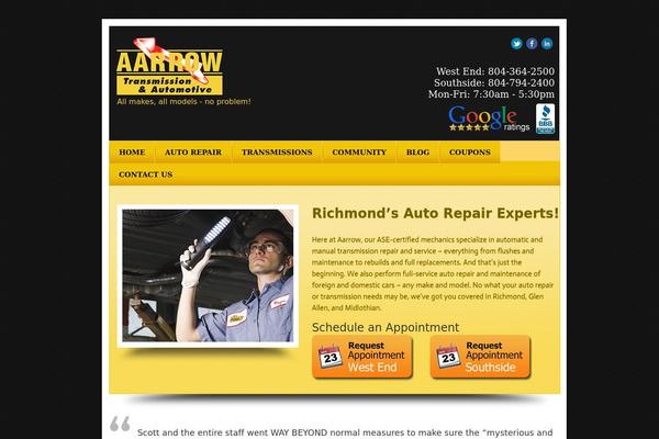 Site using Easy Testimonials plugin