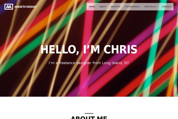 aarsethdesign.com site used Aliva
