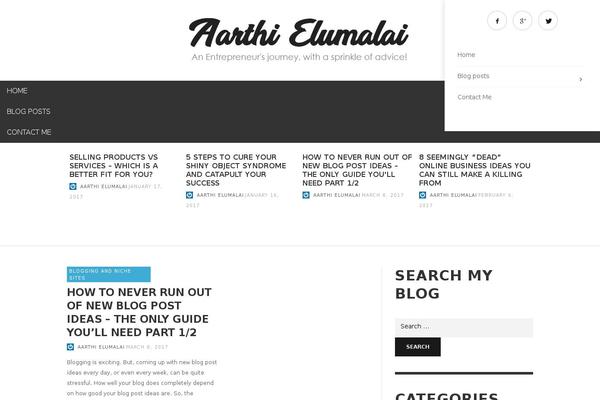 PRESSO theme site design template sample