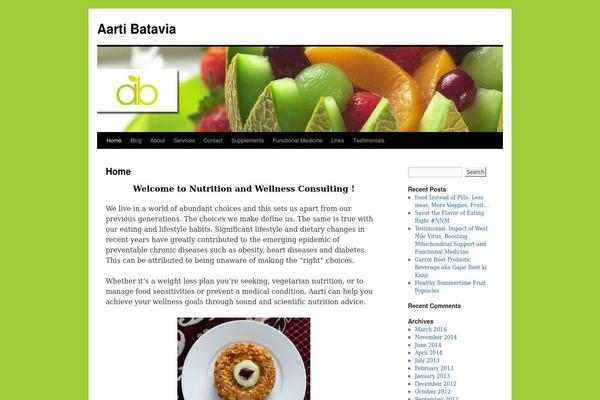 Site using About Me 3000 widget plugin