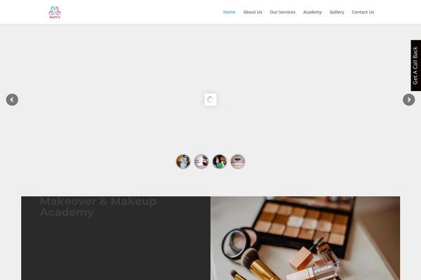 Site using WP Contact Slider plugin