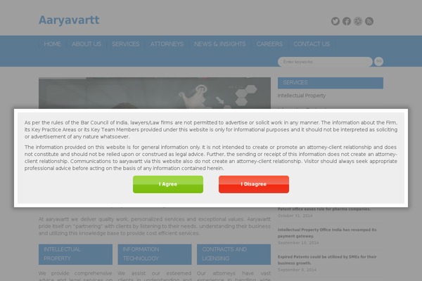 Site using Wp-terms-popup plugin