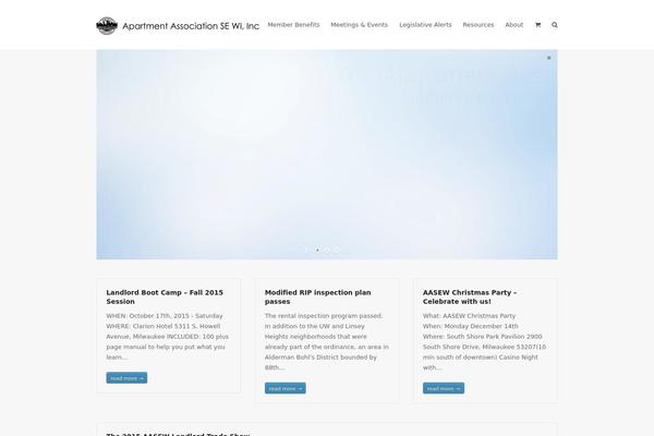 Total theme site design template sample