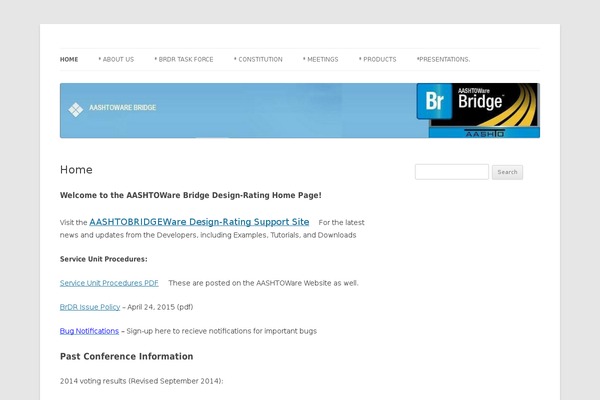 aashtobr.org site used Aashtoware-products