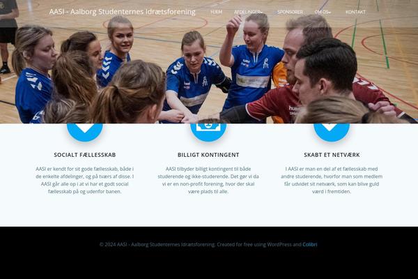 Colibri WP theme site design template sample