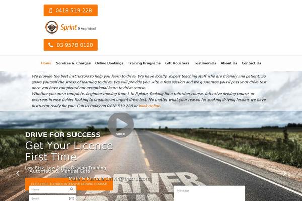 aasprint.com.au site used Sprint_driving_school