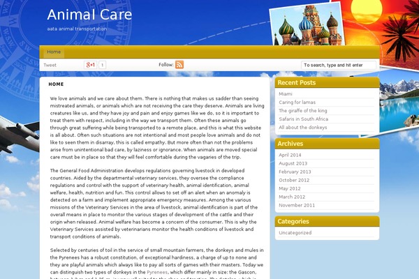 Travel Blogger theme site design template sample