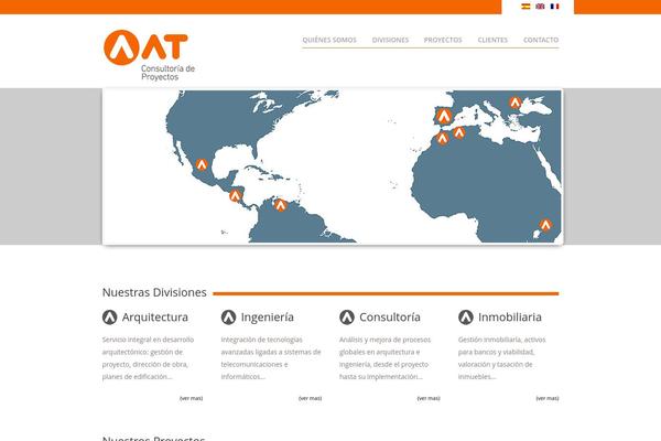 Vanguard theme site design template sample