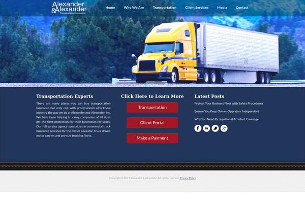 aatruckinsurance.com site used Savetheworld