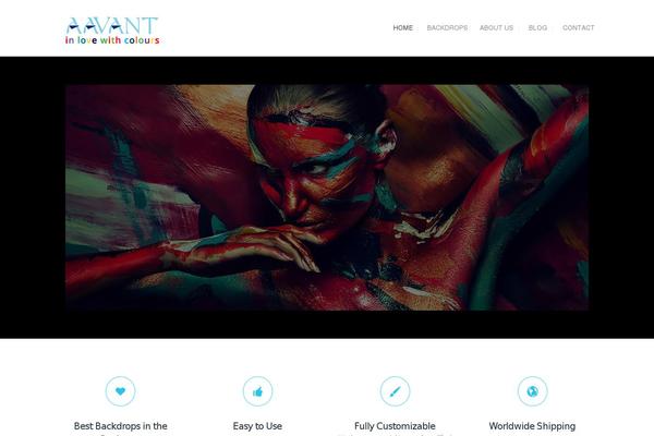 Klaus theme site design template sample