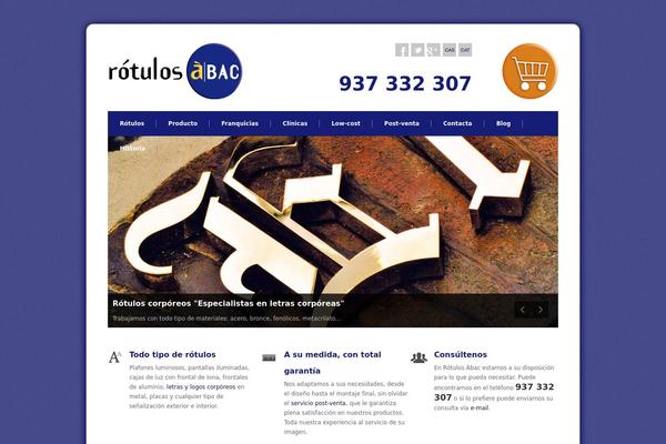 Centum theme site design template sample