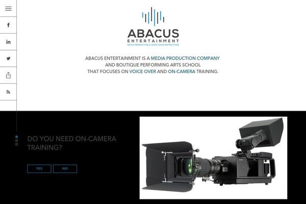 Abacus theme site design template sample