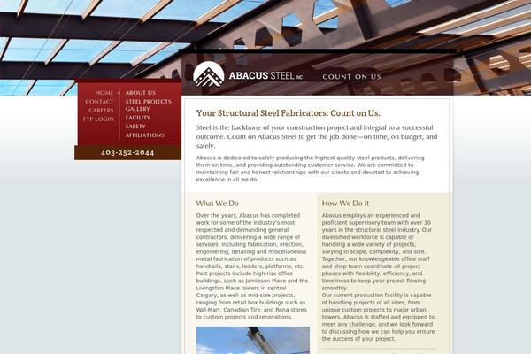 abacusinc.ca site used Abacus
