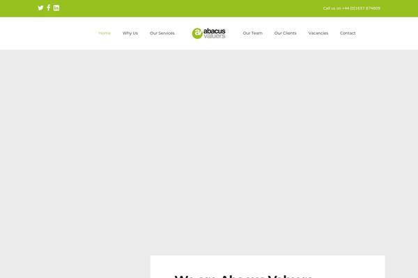 The-core-child theme site design template sample