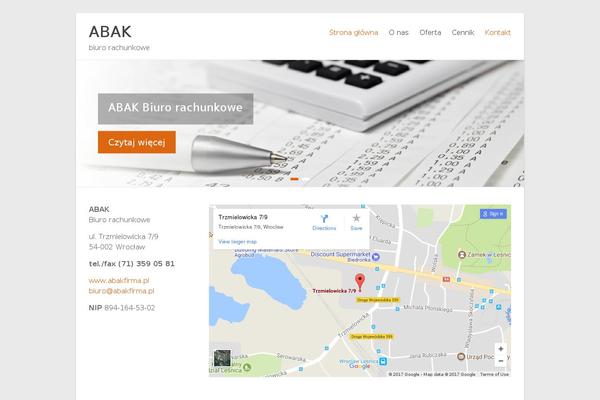 Spacious theme site design template sample