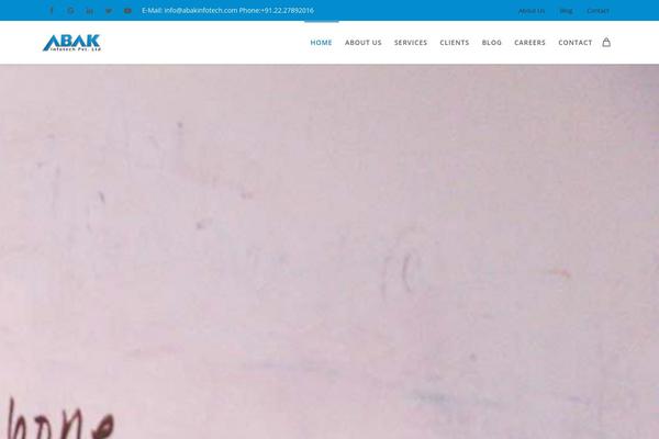 Engage theme site design template sample