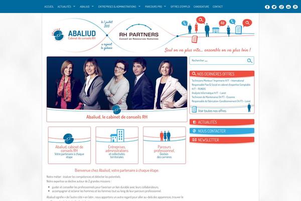Cacoon theme site design template sample