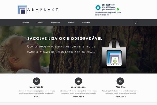 Vantage theme site design template sample