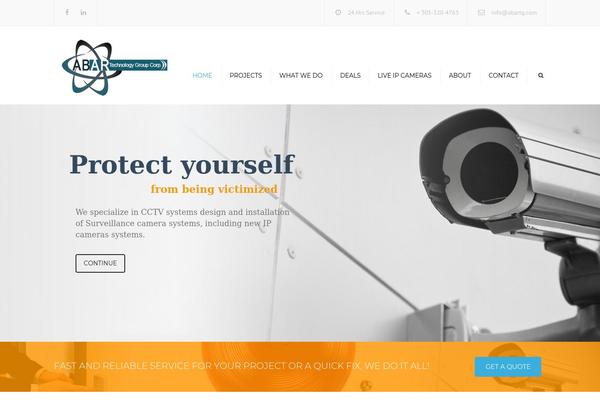 Constructo theme site design template sample