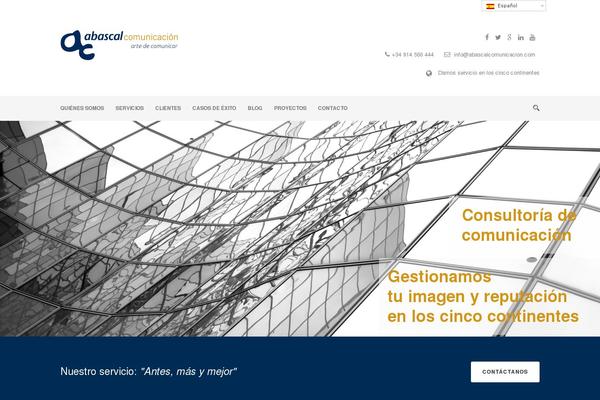 Pofo theme site design template sample