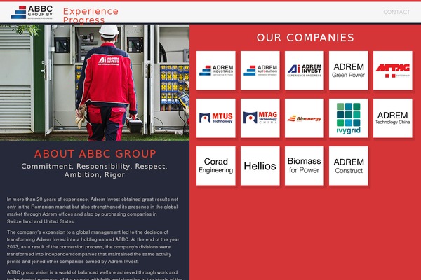abbc.com site used Theme45825