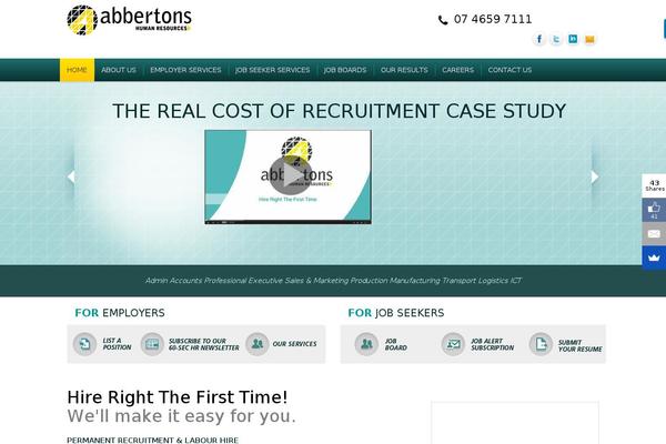 Site using Adlogic-job-board plugin