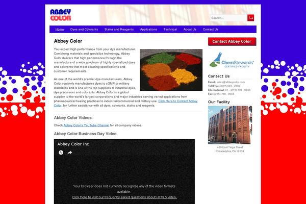 abbeycolor.com site used Twentytenbv