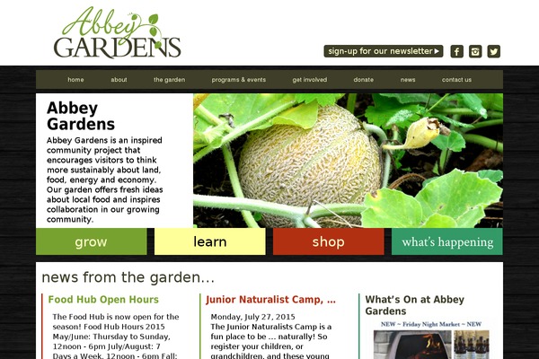 WordPress website example screenshot