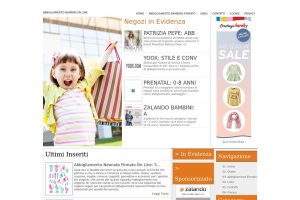 Fashion Blog theme site design template sample