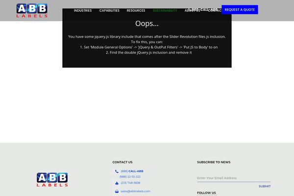 Ranbron theme site design template sample