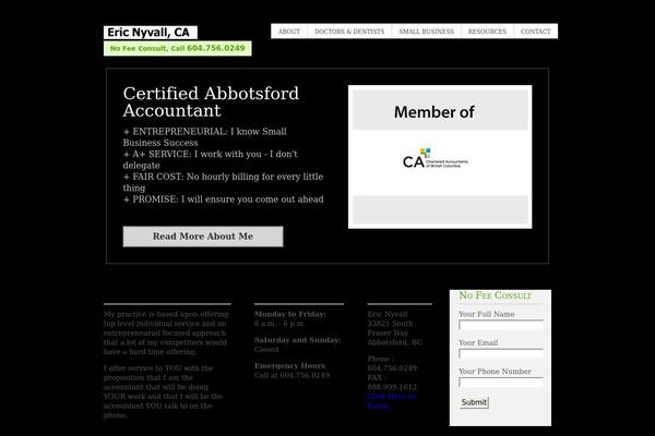 Specialist theme site design template sample