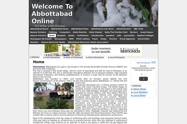 abbottabadonline.com site used Elbee Elgee