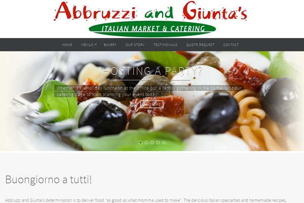 Nirvana theme site design template sample