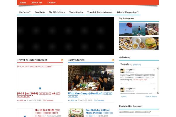 MesoColumn theme site design template sample