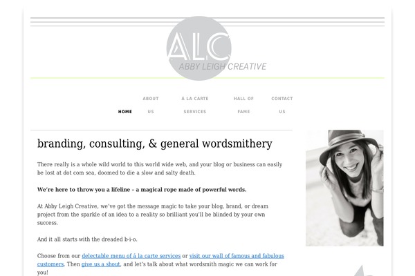 abbyleighcreative.com site used Brunelleschi.1.5.8