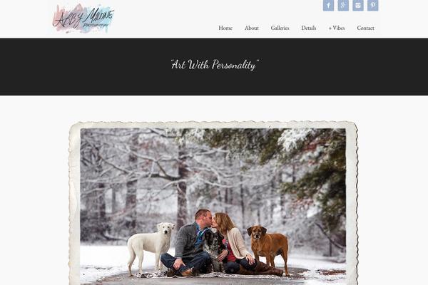 AutoFocus theme site design template sample