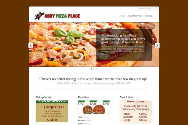 abbypizzaplace.com site used Chameleon