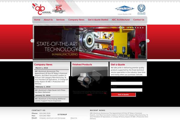 Abc theme site design template sample