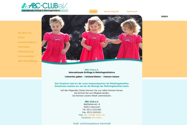 Abc theme site design template sample