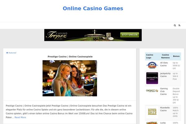 WordPlus theme site design template sample