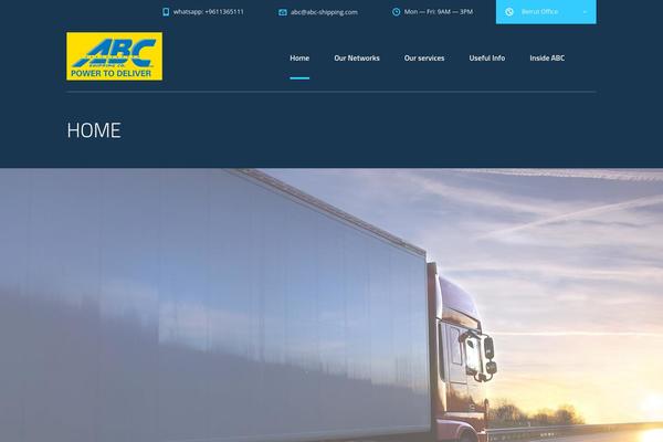 Transcargo theme site design template sample