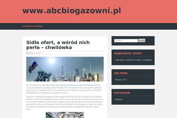 Solon theme site design template sample