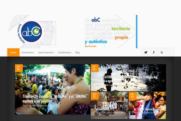 Abc theme site design template sample